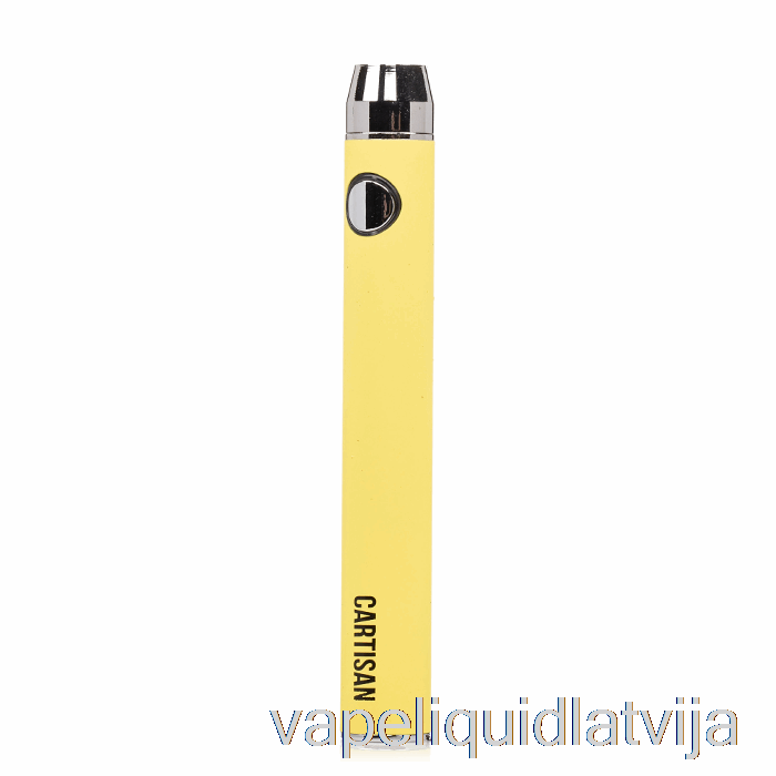 Cartisan Button Vv 900 Dual Charge 510 Akumulators [mikro] Dzeltens Vape šķidrums